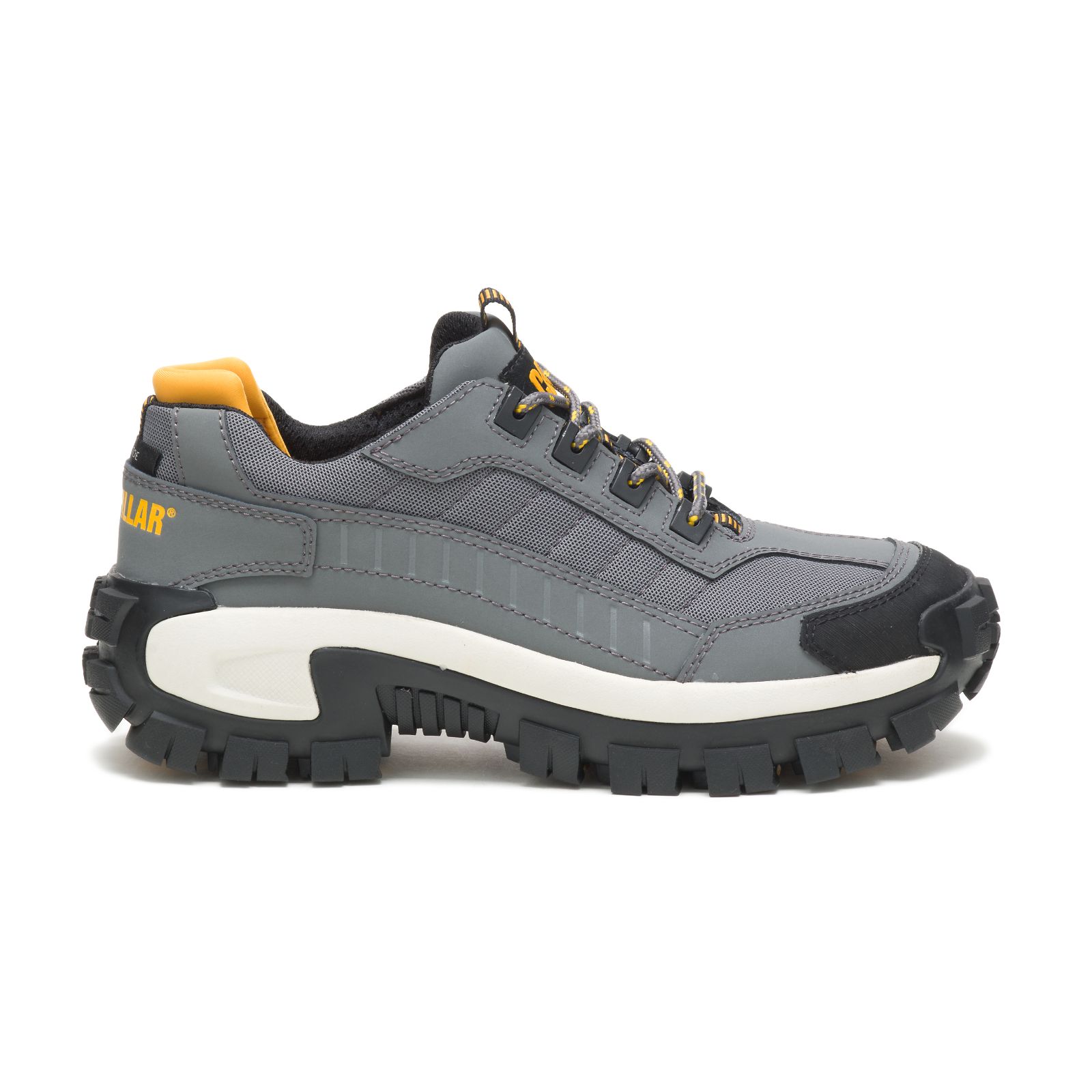 Caterpillar Invader Steel Toe - Mens Steel Toe Shoes - Grey - NZ (459XVNDHM)